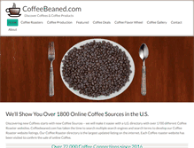 Tablet Screenshot of coffeebeaned.com